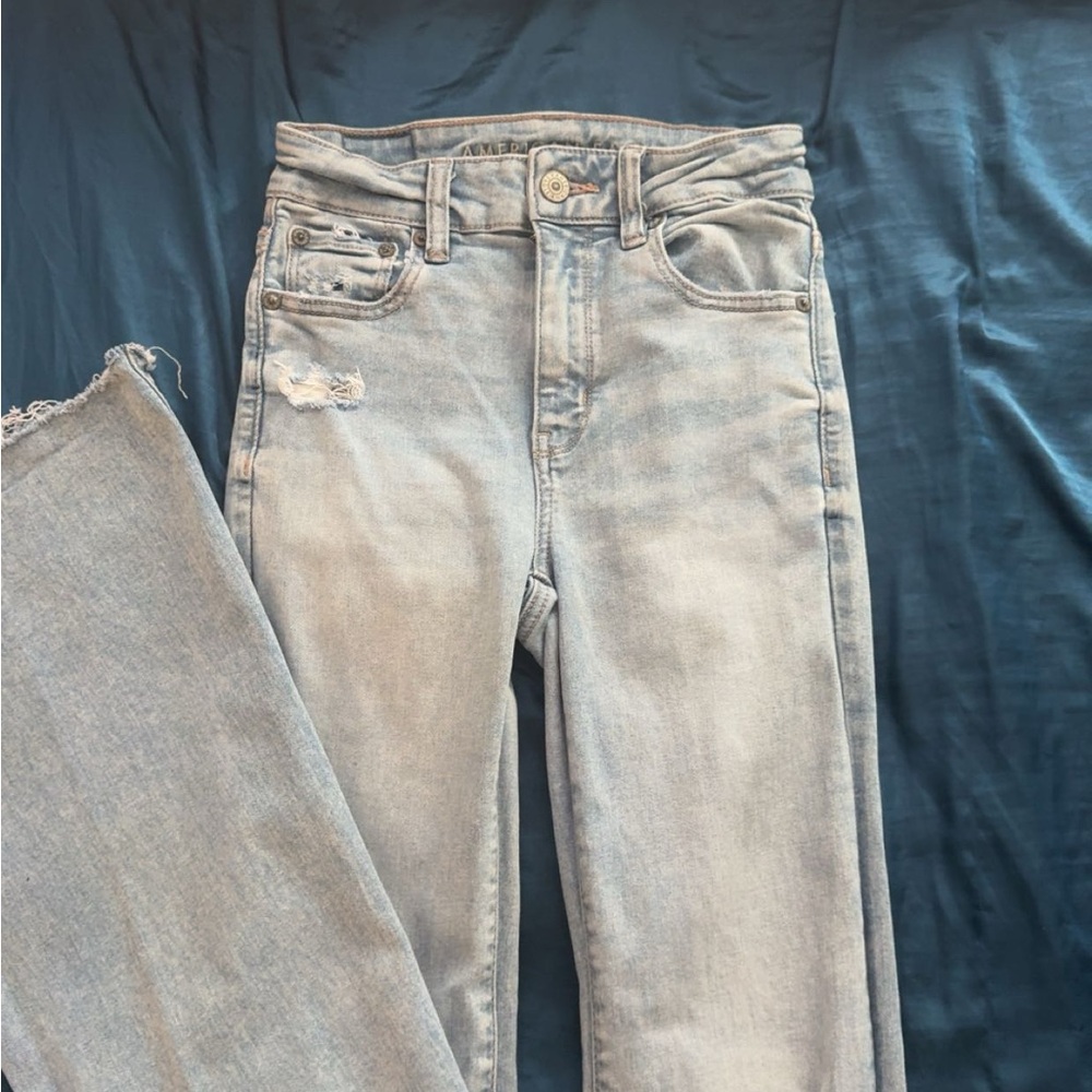 American Eagle Outfitters Light Blue Boot Cut Jeans